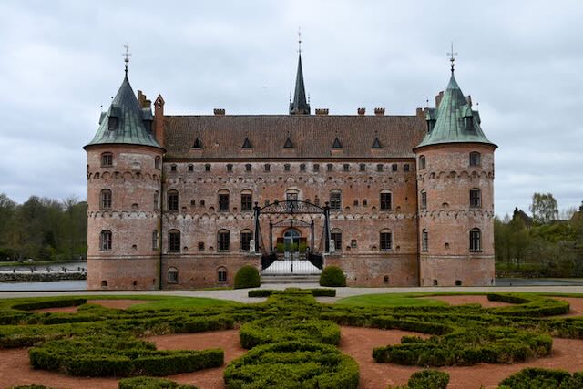 The front of Egeskov Castle